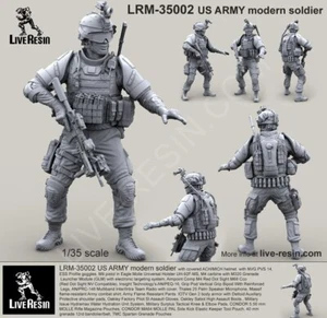 Resina viva LR-M35002 1/35 soldado del ejército de EE. UU. - Imagen 1 de 2