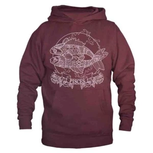 Fische Sternzeichen Horoskop Astrologische Grafik Hoodie - Bild 1 von 7