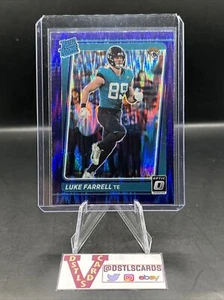 2021 Donruss Optic - LUKE FARRELL RATED ROOKIE PURPLE SHOCK PRIZM #287 - Bild 1 von 3