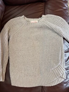 Girls Gray Tunic Sweater By Pink Republic Size 7/8 - Picture 1 of 2
