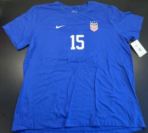 Nike Tee USA Shaw Soccer Jersey Shirt Blue Xxl NWT - Picture 1 of 8