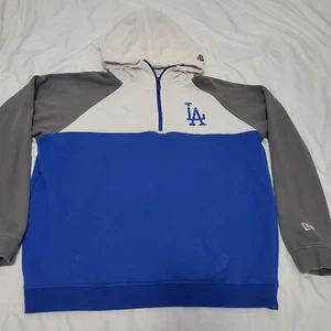 Suéter con capucha 2021 Los Angeles Dodgers New Era Cooperstown Collection talla L - Imagen 1 de 5