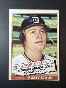 1976 Topps Traded Rusty Staub #120T - 50% off 5 or more under $5 - Picture 1 of 2