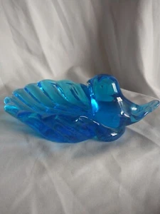 Vintage 1988 Signed Bluebird Shell Trinket Dish R.Trumbull - Picture 1 of 7
