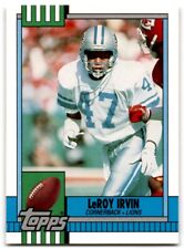 1990 Topps Traded LeRoy Irvin Detroit Lions #78T