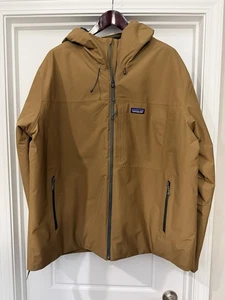 Patagonia Men’s Windshadow Insulated WP Parka In Deer Brown Size 2XL MSRP $350 - Picture 1 of 18