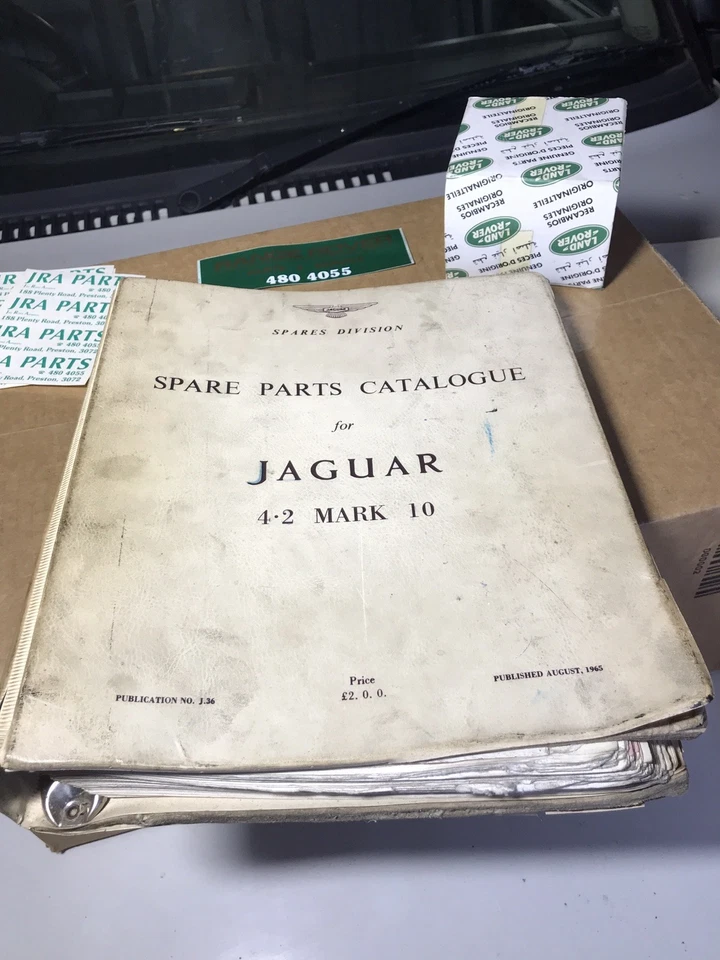 Jaguar 4.2 Parts Catalogue 1965 Mark 10 - image 1 of 4