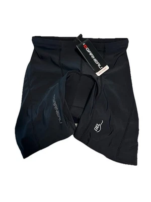 NWT Garneau Men's XL Black Gel Cycling Bike Shorts Padded Anti Slip Legs Tri - Image 1 of 4