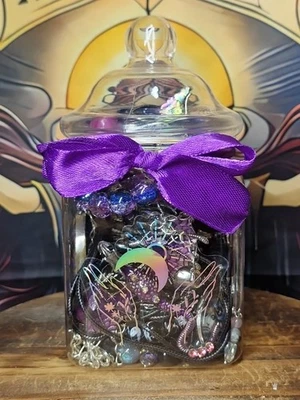 Mystery Jewellery Jar - Old/New, Crystal & Dress Jewellery Mix 382g - Image 1 of 4