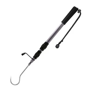 Telescopic Fish Gaff with Stainless Sea Fishing Gray Expansion Length:55 IN - Picture 1 of 8