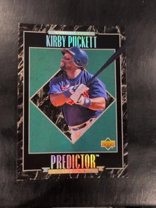 1995 Upper Deck Predictor RBI Leader #R14 Kirby Puckett Minnesota Twins - Foto 1 di 3