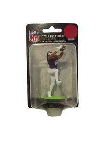 NFL Collectible #18 JUSTIN JEFFERSON 2.5" Plastic Figures Cake Topper NIP - Picture 1 of 4