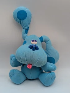 Blues Clues Blue Puppy Dog Plush Sounds Work Tyco 1999 Stuffed Animal Toy - Picture 1 of 14