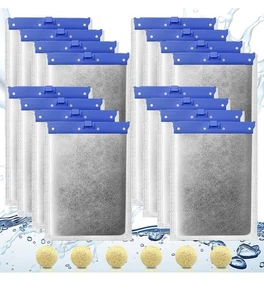 Assembled 16pcs Fish Tank Filter Cartridges for Tetra Whisper Bio-Bag Filter - Picture 1 of 3