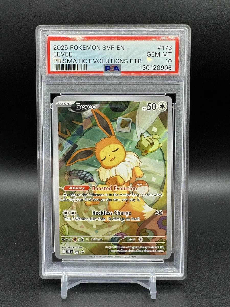 Eevee Pokémon TCG Professional Sports Authenticator (PSA) Grade 10
