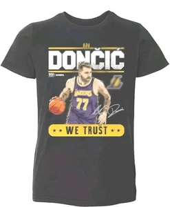 LUKA DONCIC New Lakers Fan Tee Shirt New Size XXL - Picture 1 of 4