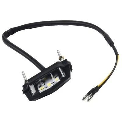 1x 3 LED Moto Arrière Éclairage Plaque Immatriculation Lampe 12V Universel FR - Image 1 of 4