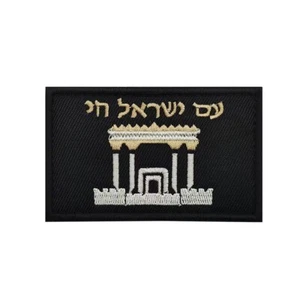 Israeli Palace Life Israel Flag IFF Star of David Tactical Hook&Loop Patch Black - Picture 1 of 2