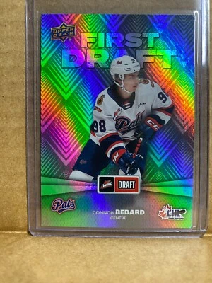2021-22 Upper Deck CHL Connor Bedard First Draft - Image 1 of 2
