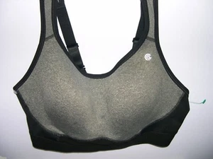Champion Power Core Max C9 Gray Black Wireless Convertible Sport Bra 2X - NWOT - Picture 1 of 2