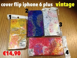 CUSTODIA COVER FLIP PROTEZIONE IPHONE 6 PLUS VINTAGE DA COLLEZIONE PREMIUM €14,9 - Foto 1 di 6