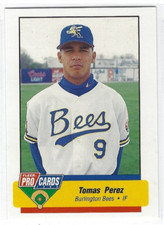 1994 Burlington Bees (Class A-Montreal Expos) Tomas Perez