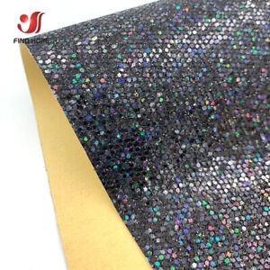 Self Adhesive Diamond Glitter Fabric vinyl Peel and stick Wallpaper Borders DIY