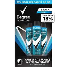 Degree for Men Ultraclear Black+White Deodorant Dry Spray, Fresh 4.8 Oz., 3 Pk.