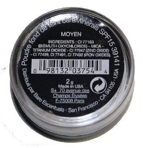 bareMinerals Poudre Fond De Teint FPS 15 2 G Moyen Medium - Imagen 1 de 2