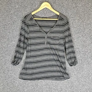 Jeanswest Womens Blouse Size XL Grey Long Sleeve Stretch - Picture 1 of 10