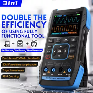 FNIRSI 3in1 Handheld Digital Oscilloscope Multimeter Signal Generator Zweikanal - Bild 1 von 14