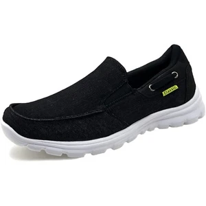 Herren Segelschuhe Slip-On Mokassins in Schwarz | Atmungsaktive Bootsschuhe - Bild 1 von 2