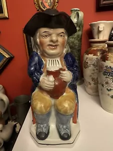 Early Victorian Staffordshire Toby Jug. - Picture 1 of 6