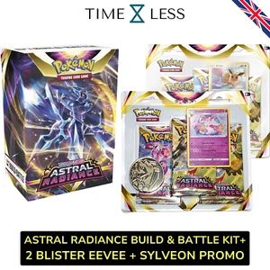ASTRAL RADIANCE BUILD & BATTLE KIT + 2 BLISTER SYLEVON EEVEE Space Shine - Bild 1 von 8