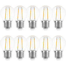 10 x LED Filament Tropfen Glühbirne 2W = 25W E27 klar Glühlampe Glühfaden 2700K