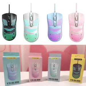 Office Esports Hollow Out Design Gaming Mouse Back Light Wired Cable - Photo 1/15