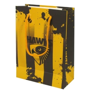 Hawthorn Hawks Official AFL Team Logo Medium Gift Bag Birthday 24x 18 x 8cm - Picture 1 of 1