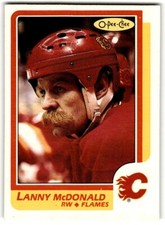1986-87 O-Pee-Chee Lanny McDonald #8 Calgary Flames