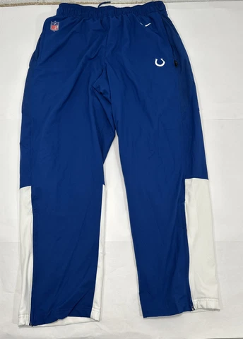 Nike Dri Fit Indianapolis Colts Track Pants Mens 2XL Athleisure  On Field NFL Cover