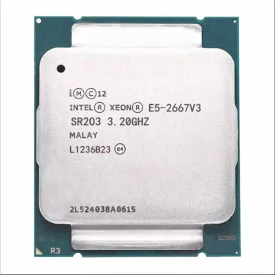 Intel Xeon E5-2667 v3 SR203 3.20GHz 20MB 8-Core LGA2011-3 CPU Processor - Image 1 of 4