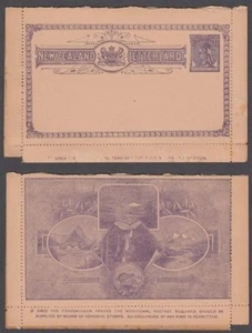NEW ZEALAND 1895 QV 1½d. POSTAL STATIONERY LETTER CARD (MINT) (ID:30/D46739) - Picture 1 of 1