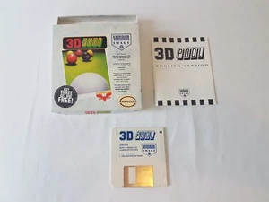 3D Pool Commodore Amiga Game in Box - Picture 1 of 2