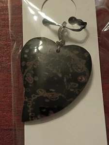 ~ Stunning Plum Blossom Jasper Pendant Healing Stone Wicca Pagan - Picture 1 of 1