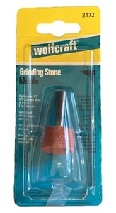 Wolfcraft 2172 Vitrified Aluminum Oxide Conical Grinding Point 1” x 9/16”.. Open - Picture 1 of 3