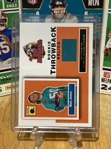 Camiseta deportiva Topps 2005 novato Matt Jones novato retro jugador usada #RT-MJ Jaguars - Imagen 1 de 8