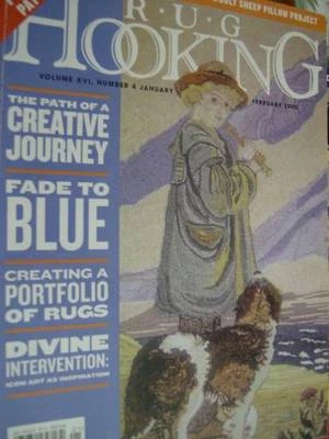 Rug Hooking Magazine January/February 2005 Jesse's Arbor, Ramona's Whimsy (Sheep - Imagem 1 de 4