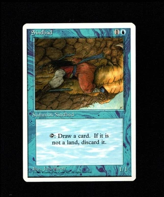 MTG Sindbad NM- 4th Magic the Gathering ~ Free Shipping ~ - Image 1 of 2