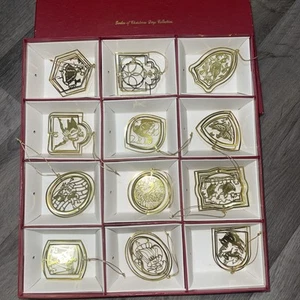 12 Days of Christmas Ornaments 3D Messing im Originalkarton - Bild 1 von 8