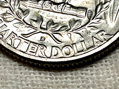 1964-D Washington Quarter RPM Re-Punched Mint Mark Uncirculated  $199.00 - Image 1 of 4