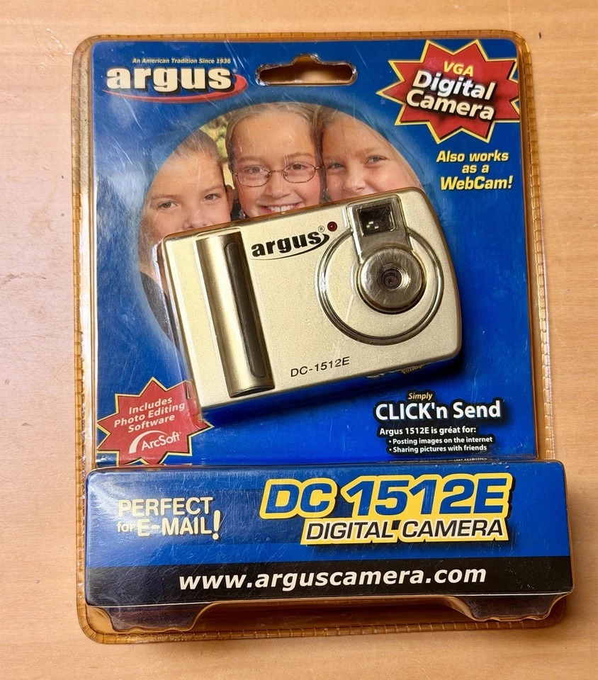 Argus DC1512 0.1MP Digital Camera - Silver